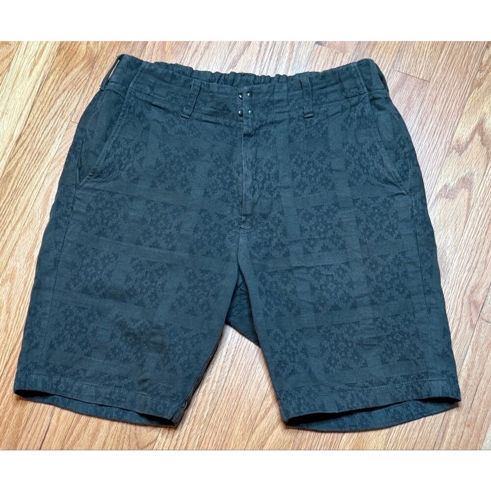Sage de Cret Cotton Jacquard Shorts | Made in Japan |small - medium